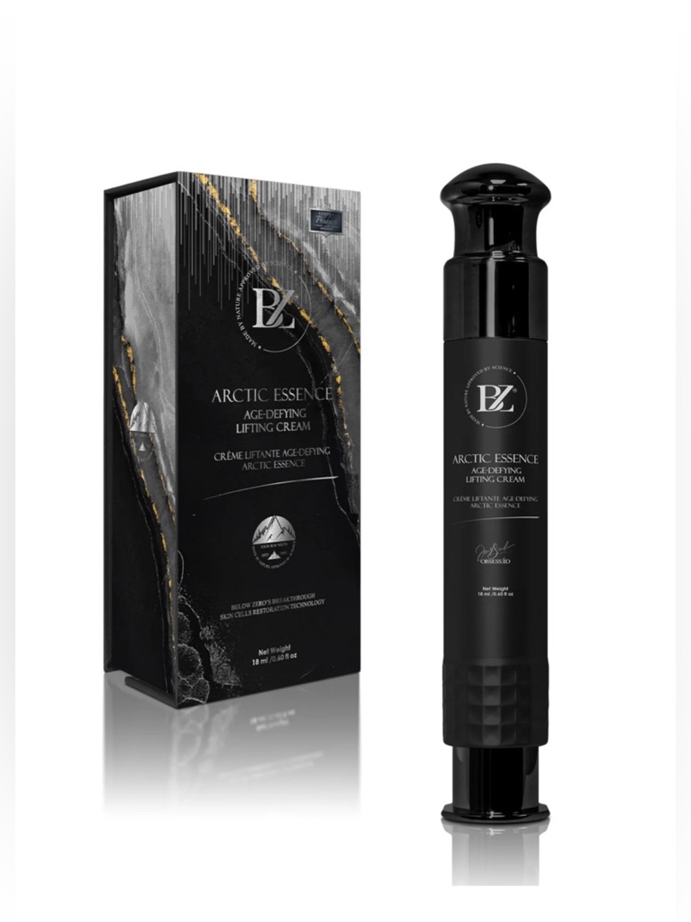 Arctic Essence Age-Defying Lifting Eye Cream — Black